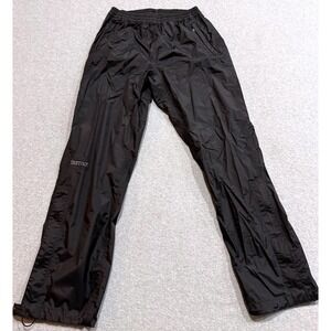 Marmot PreCip Eco Rain Pants Womens Sz S Black Waterproof Hiking Ripstop KLE2-08